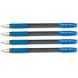 Pilot BPS GP Ball Pen 1.6mm tip Blue [Pack 12]